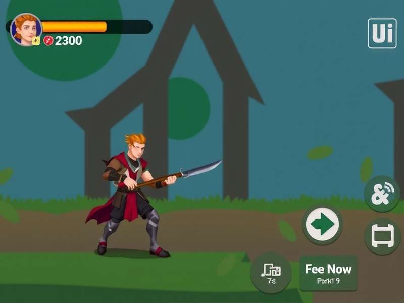 Strategy Game Interface on Tablet